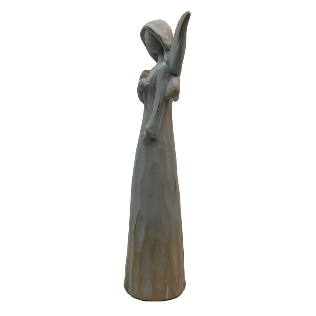 Anděl keramika design dřevo 40 cm Prodex 2405
