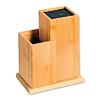 Blok na nože se zásobníkem, 24 x 18,5 x 12,7 cm, bambus/plast KESPER 58025