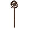 Zahradní dekorace slunečnice 70 x 20 cm, corten CORGARDEN 1052
