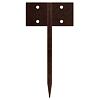 Urbis Spojka na zahradní obrubník 25 x 10 cm, corten, rovná CORGARDEN 1032