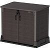 Plastový úložný box StoreAway 130 x 110 x 74 cm, 850l - hnědý DURAMAX 86621
