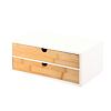 Organizér se dvěma přihrádkami, 33 x 21 x 13,5 cm, bambus KESPER 58955