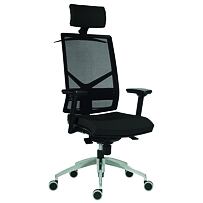 Kancelářská židle 1850 SYN OMNIA ALU PDH - černá Antares