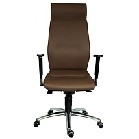 Kancelářská židle 1800 SYN LEI kůže hnědá Antares
