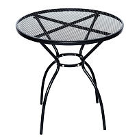 ZWMT-06 Zahradní stůl ø 70 cm, černý ROJAPLAST 609/6