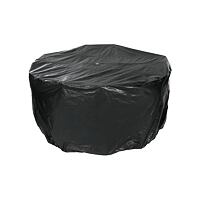 Ochranný obal na kulatou sedací soupravu ⌀ 320 cm, černý TEPRO 8127