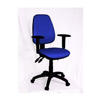 Kancelářská židle 1140 ASYN s područkami - modrá Antares