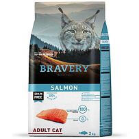 Cat ADULT Krmivo pro kočky 7kg - losos BRAVERY 2100940