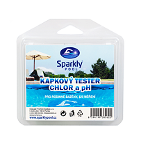 Sparkly POOL Kapkový tester bazénové vody - chlor a pH 938062