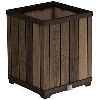 Deco Square Tall Květináč 45,5 x 45,5 x 55 cm, ořech KETER 261033