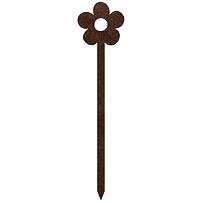 Zahradní dekorace květina 2, 68 x 16 cm, corten CORGARDEN 1054