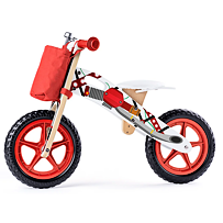 Odrážedlo motorka, červené WOODY 102193066