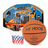 Set basketbalového koše a míče My Hood 304002