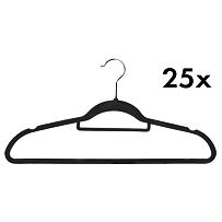 Šatní ramínka 25 ks, plast, antracit KESPER 16646