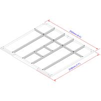 Podlahové profily pro domky 6,3 m2 Duramax 57112
