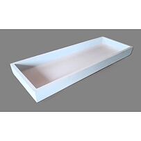 Tácek obdélník dřevo bílý 40 x 14 cm Prodex 670700