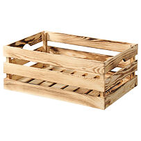 Úložný stohovatelný box 58,5 x 39 x 24 cm, borovicové dřevo KESPER 69251