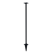 Stojan na ptačí krmítka 120 cm, nerezový, antracit CORGARDEN 1097