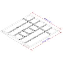 Podlahové profily pro domky 9,7 m2 Duramax 57212