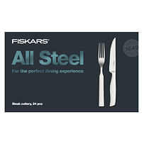 All Steel Sada steakových příborů 24 ks FISKARS 1027505
