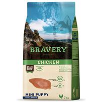 Dog PUPPY mini Krmivo pro psy 2kg - kuře BRAVERY 1003501
