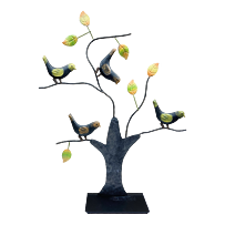 Strom s ptáčky kovový velký 57 x 45 cm Prodex A00652