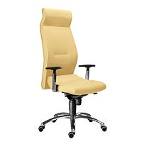 Kancelářská židle 1800 SYN LEI kůže béžová Antares