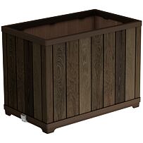 Deco Rectangle Tall Květináč 76 x 45,5 x 55 cm, ořech KETER 261035