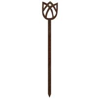 Zahradní dekorace tulipán 62 x 10 cm, corten CORGARDEN 1055