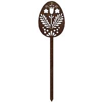 Zahradní dekorace velikonoční kraslice 2, 51 x 14 cm, corten CORGARDEN 1064