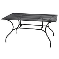 ZWMT-83 Zahradní stůl 150 x 90 cm, černý ROJAPLAST 609/9