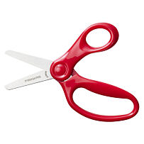 Dětské nůžky se zaoblenou špičkou 13 cm - červené FISKARS 1064071