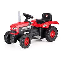Velký šlapací traktor, červený  Dolu 10878050