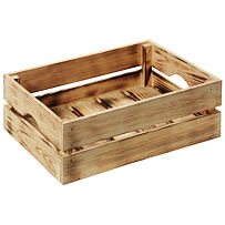 Úložný stohovatelný box 40 x 30 x 15 cm, borovicové dřevo KESPER 69504