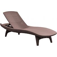 Pacific Lehátko zahradní polohovací 197 x 75 x 41 cm - cappuccino KETER 211682