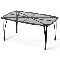 ZWMT-24 Zahradní stůl 150 x 90 cm, černý ROJAPLAST 609/5