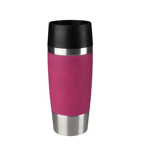Travel Mug cestovní hrnek 0,36 l - růžový/nerez TEFAL K3087114