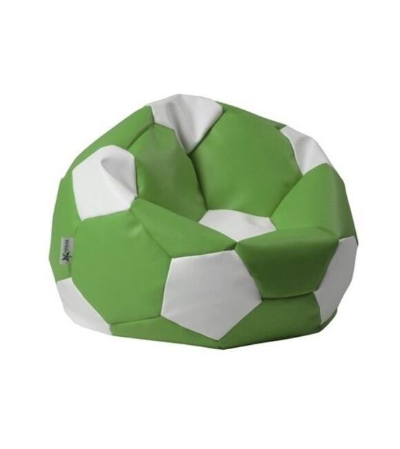 Sedací pytel EUROBALL BIG XL zeleno-bílý Antares