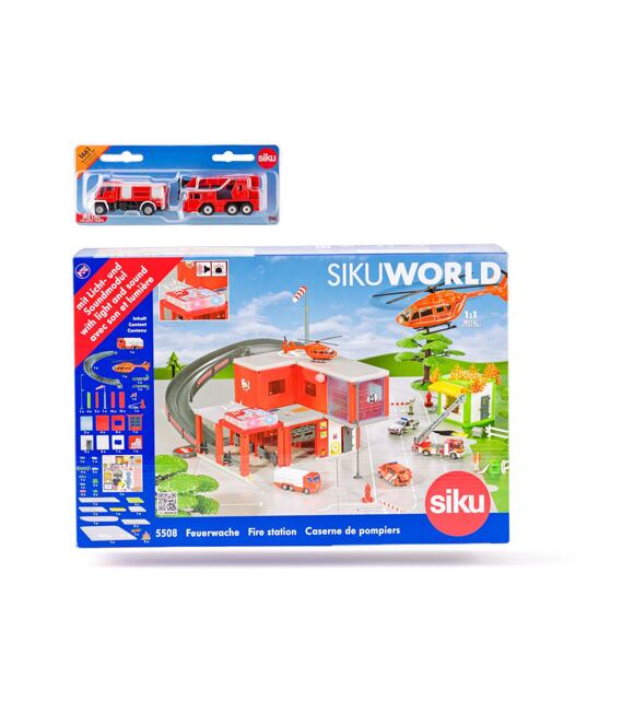 SIKU World - požární stanice s hasičskými auty 55081661