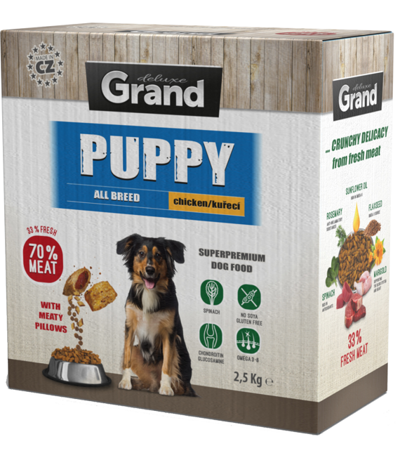 GRAND Deluxe Granule Puppy kuřecí 2,5 kg 700017