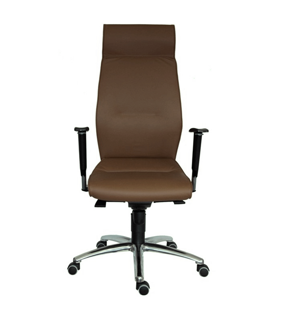Kancelářská židle 1800 SYN LEI kůže hnědá Antares
