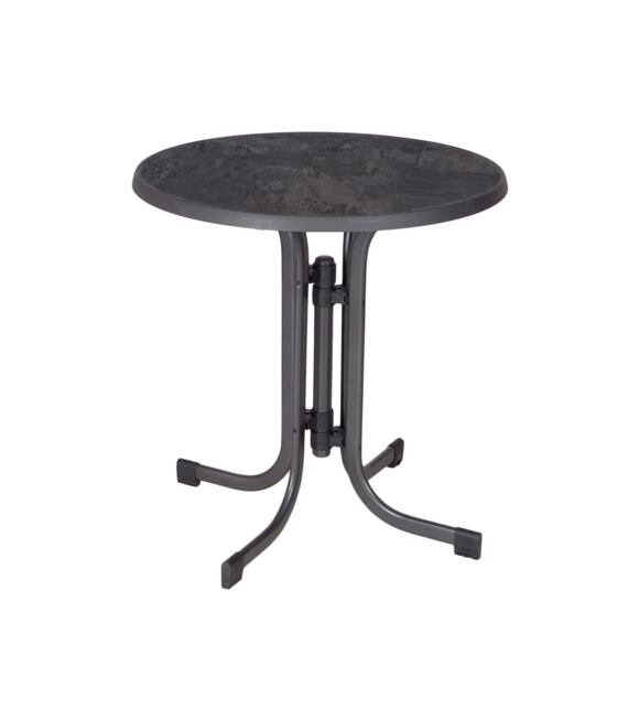 Pizarra Stůl zahradní, ø 70 cm, kovový DAJAR 127/6