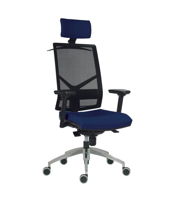 Kancelářská židle 1850 SYN OMNIA ALU PDH - modrá Antares