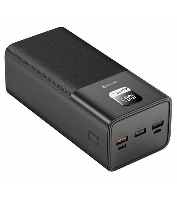 Power Line Powerbanka 40 000 mAh, 100 W, Power Delivery, černá SWISSTEN 22013941