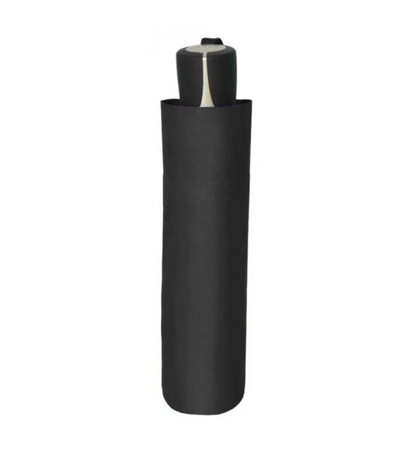 Deštník mechanický, černý Mini Fiber Doppler 726466