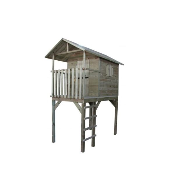 Dětský dřevěný domeček s žebříkem Vyhlídka MARIMEX 11640372