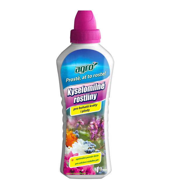Kapalné hnojivo pro kyselomilné rostliny 1 l AGRO 001386