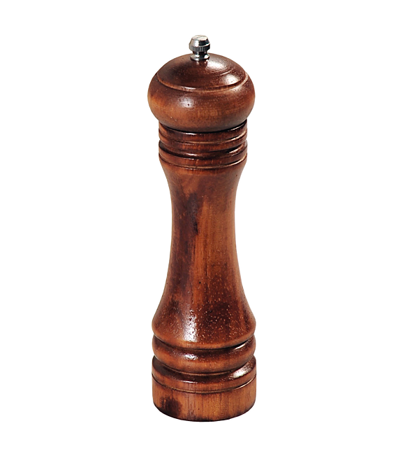 Mlýnek na pepř - kaučukové dřevo, tmavý, 22 cm KESPER 13621