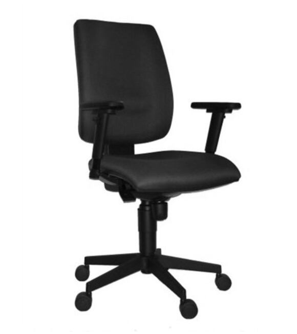 Kancelářská židle 1380 FLUTE černá, s područkami AR08 Antares