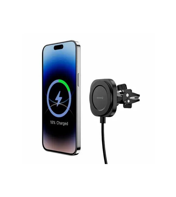 MagStick Magnetický držák na mobil do auta s bezdrátovým nabíjením 15 W SWISSTEN 65010611